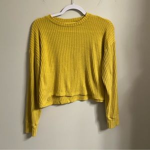 Aritzia Mustard Wilfred Free Rudko Longsleeve Size Medium
